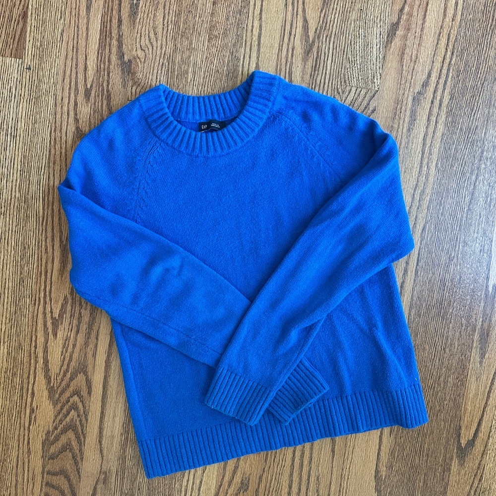 Gap CashSoft Cobalt Blue Sweater
